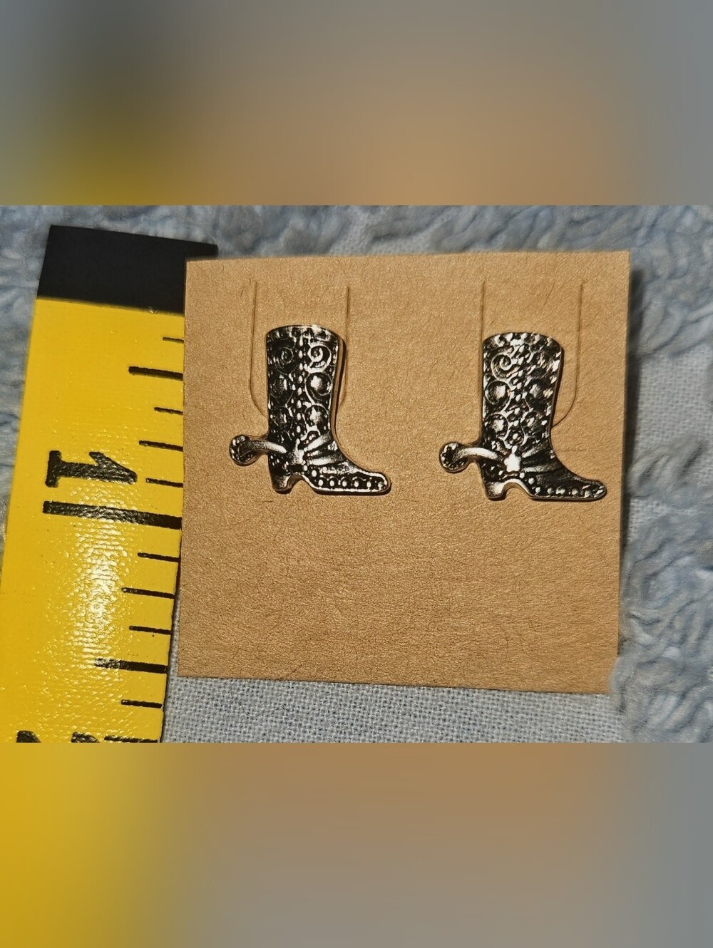 Western Cowboy Boot Earrings